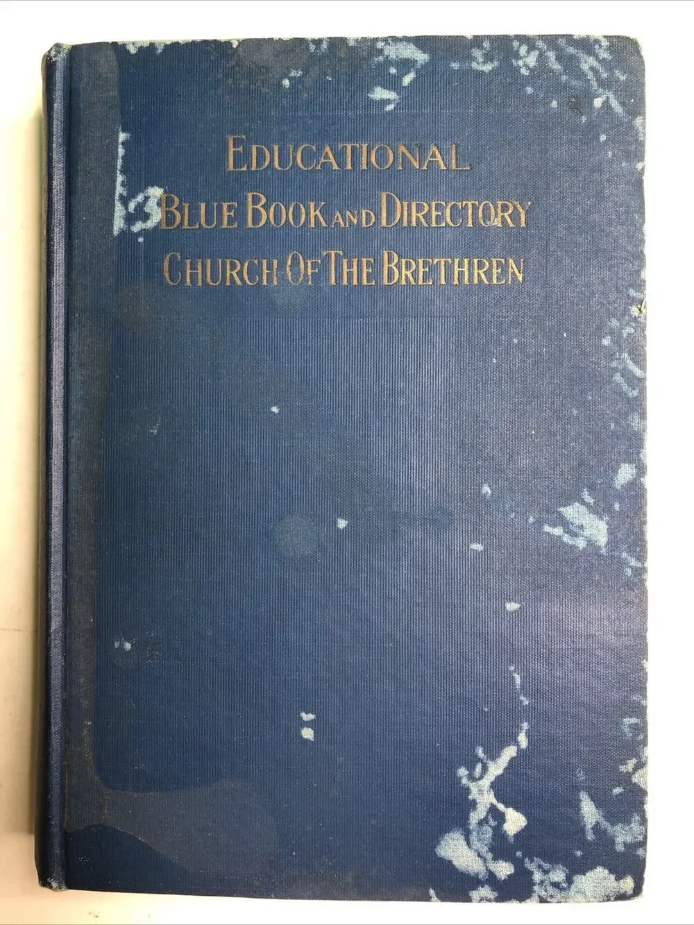 Educational Blue Book and Directory of the Church 1st Edition Cable & Sanger